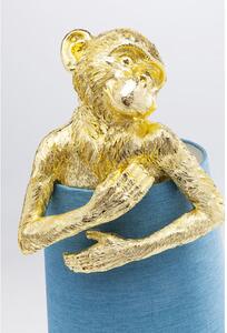 Animal Monkey stolná lampa zlato-modrá