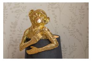 Animal Monkey stolná lampa zlato-modrá