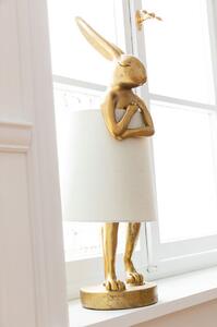 Animal Rabbit stolná lampa zlato-biela