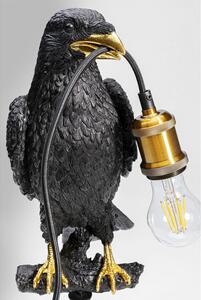 Animal Sitting Crow stolová lampa čierna/zlatá