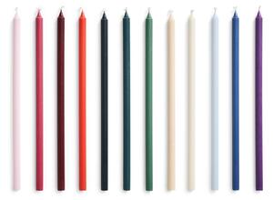 Svíčky Slim Pastels Ø 1,2 cm – set 12 ks