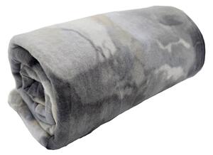 Sivá fleecová deka 150x200 cm Marble – JAHU collections