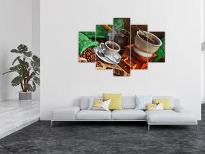 Obraz kávového zátišie (Obraz 150x105cm)