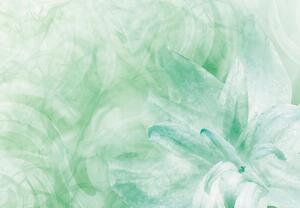 Fototapeta - Zelený kvet (147x102 cm)