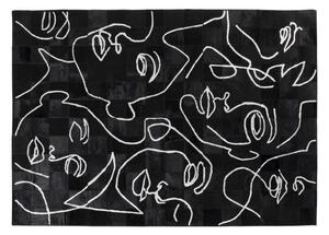 Art Faces koberec čierny 170x240 cm