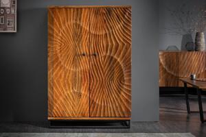 Barová skrinka FILEMON Dekorhome Prírodné drevo