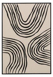 Artistic Bow obraz krémovo-čierny 70x110 cm