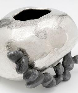 Art Stones váza strieborná 21 cm