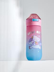 Sinsay - Fľaša na vodu s rúčkou a slamkou Hello Kitty - viacfarebná