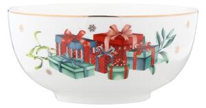 Porcelánová misa s vianočnými darčekmi, 400 ml