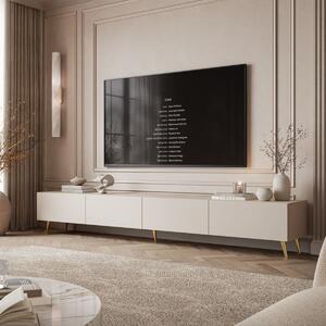 TV STOLÍK DAZIO 3 KAŠMÍR MATNÝ NA NOŽIČKÁCH 250 cm