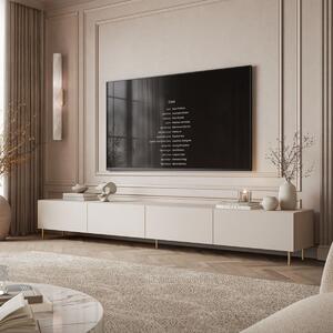 TV STOLÍK DAZIO 2 KAŠMÍR MATNÝ NA NOŽIČKÁCH 250 cm