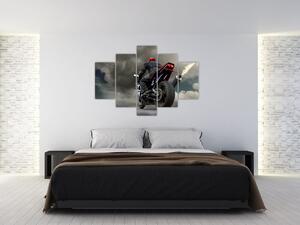 Obraz motorkárov (Obraz 150x105cm)