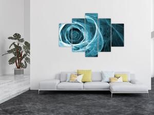 Abstraktný obraz ruže (Obraz 150x105cm)
