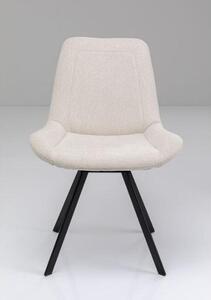 Baron otočná stolička krémová