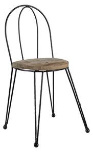 Dekoračný stojan na kvetinu v tvare stoličky - 23*22*45 cm - Clayre & Eef