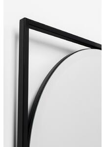 Bonita nástenné zrkadlo čierne 71x109 cm