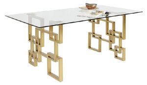 Boulevard jedálenský stôl 200x100 cm mosadzný