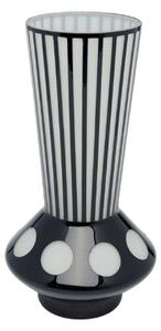 Brillar váza čierna/biela 40cm