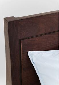 Brooklyn Walnut posteľ drevená180x200cm hnedá
