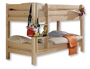 Detská poschodová posteľ BARČA 180x80 cm - prírodná