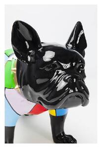 Bulldog dekorácia pestrofarebná