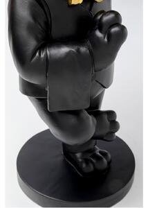 Bulldog príručný stolík čierny 34x55 cm