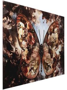 Butterfly sklenený obraz viacfarebný 150x100cm