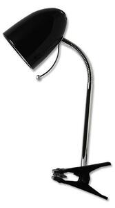 Aigostar B.V. Aigostar - Stolná lampa s klipom 1xE27/11W/230V čierna/chróm AI0354 + záruka 3 roky zadarmo