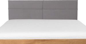 Manželská posteľ Verona 180x200 v kombinácii dub a kov (niekoľko farebných variantov)