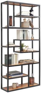 REGÁL, akácia, 90/190/30 cm Carryhome - Obývacie zostavy
