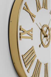 Casino nástenné hodiny bielo-zlaté Ø76 cm
