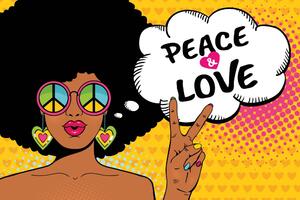Samolepiaca tapeta život v mieri - PEACE & LOVE