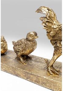Chicken Evolution dekorácia zlatá