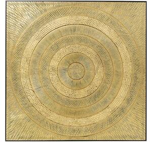 Circle obraz zlatý 120x120cm