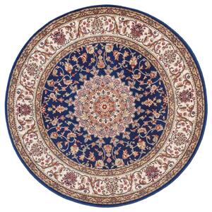 Nouristan - Hanse Home koberce Kusový koberec Herat 105279 Blue Cream kruh - 160x160 (priemer) kruh cm