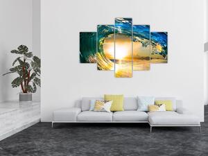 Vlna - moderný obraz (Obraz 150x105cm)