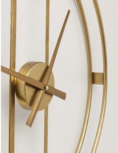 Clip nástenné hodiny zlaté Ø60 cm