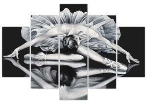 Obraz baleríny (Obraz 150x105cm)