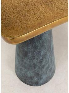 Cora príručný stolík sivo-zlatý 35x35 cm
