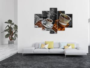 Zátišie s kávou - obraz (Obraz 150x105cm)