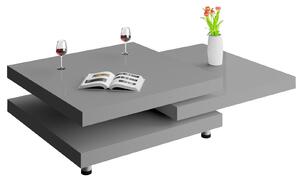 New York Konferenčný stolík šedý 60x60 cm, Casaria