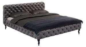 Desire Velvet manželská posteľ 180x200 cm strieborno sivá