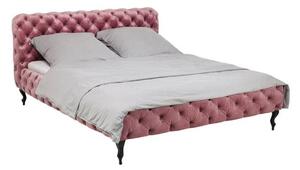 Desire Velvet manželská posteľ 180x200 cm ružovo fialová