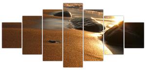 Obraz piesočné pláže (Obraz 210x100cm)