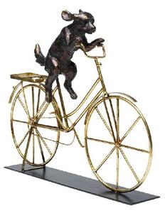 Dog with Bicycle dekorácia