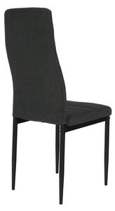 Jedálenská stolička Collort nova (tmavosivá + čierna). Vlastná spoľahlivá doprava až k Vám domov. 744536