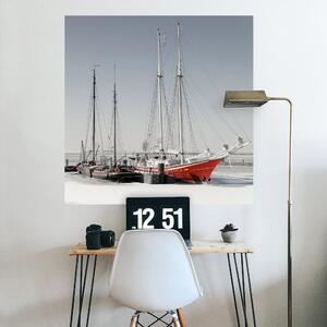 INSPIO-textilná prelepiteľná nálepka - Nálepka na stenu z fotky - Prístav