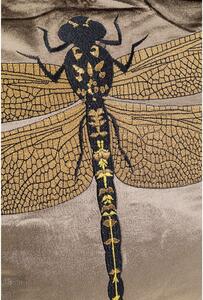 Dragonfly I dekoračný vankúš hnedý