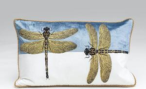 Dragonfly II dekoračný vankúš biely
